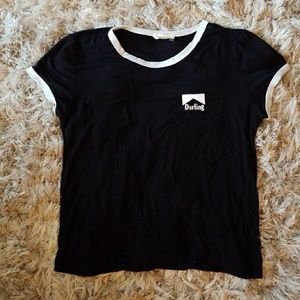 FRENCH PASTRY L black and white "darling" tee